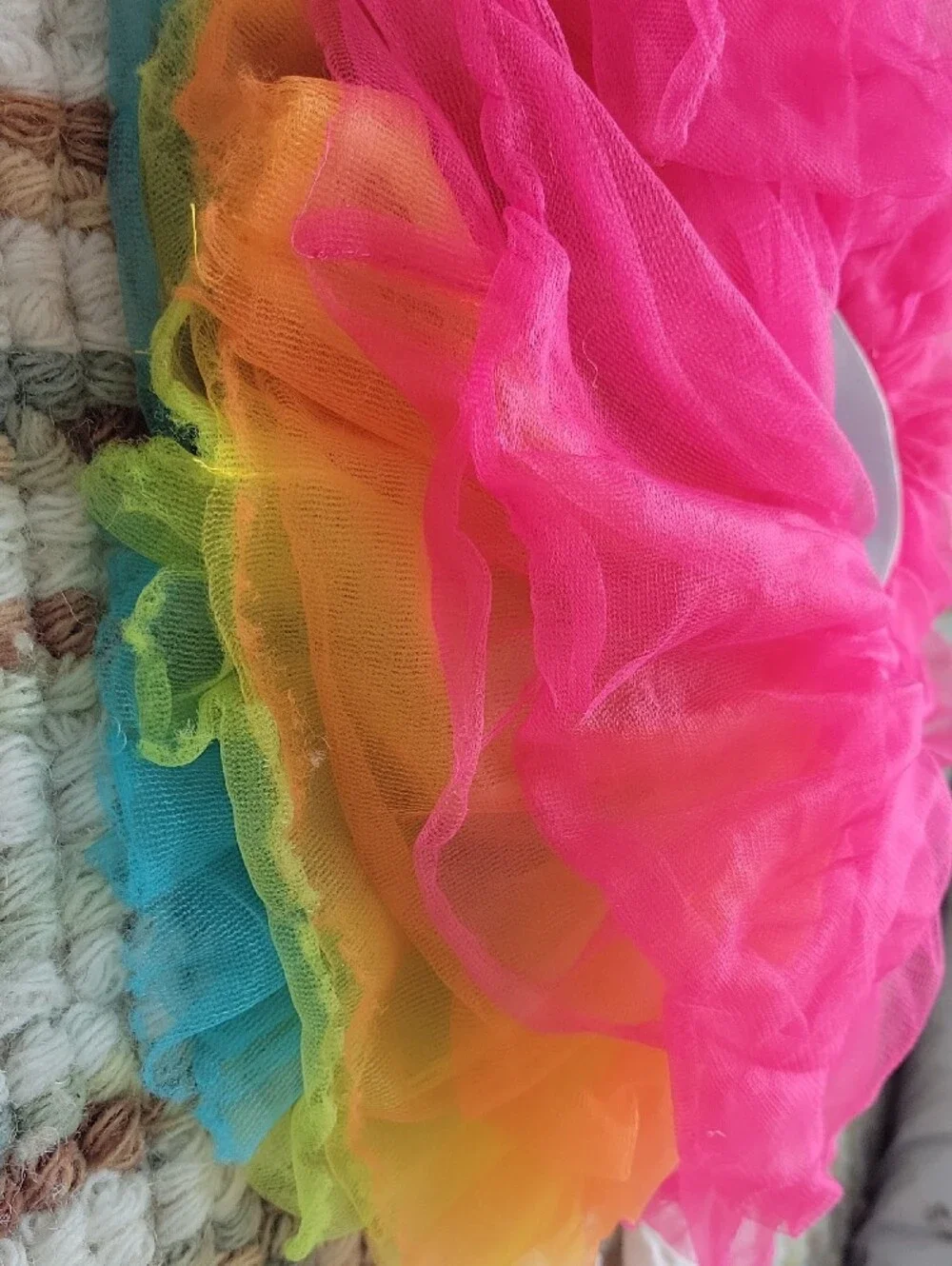 Girls Reversible Rainbow Tutu Skirt And 4 Year Old Shirt